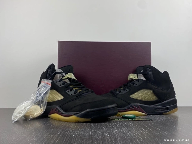 Black Maniere Air FD1330-001 Jordan 5 x A Ma 0628